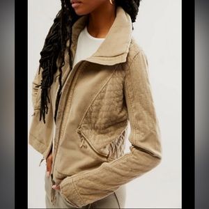 Free People Leon French Terry Cardigan. Size large. Excellent Preowned cond.